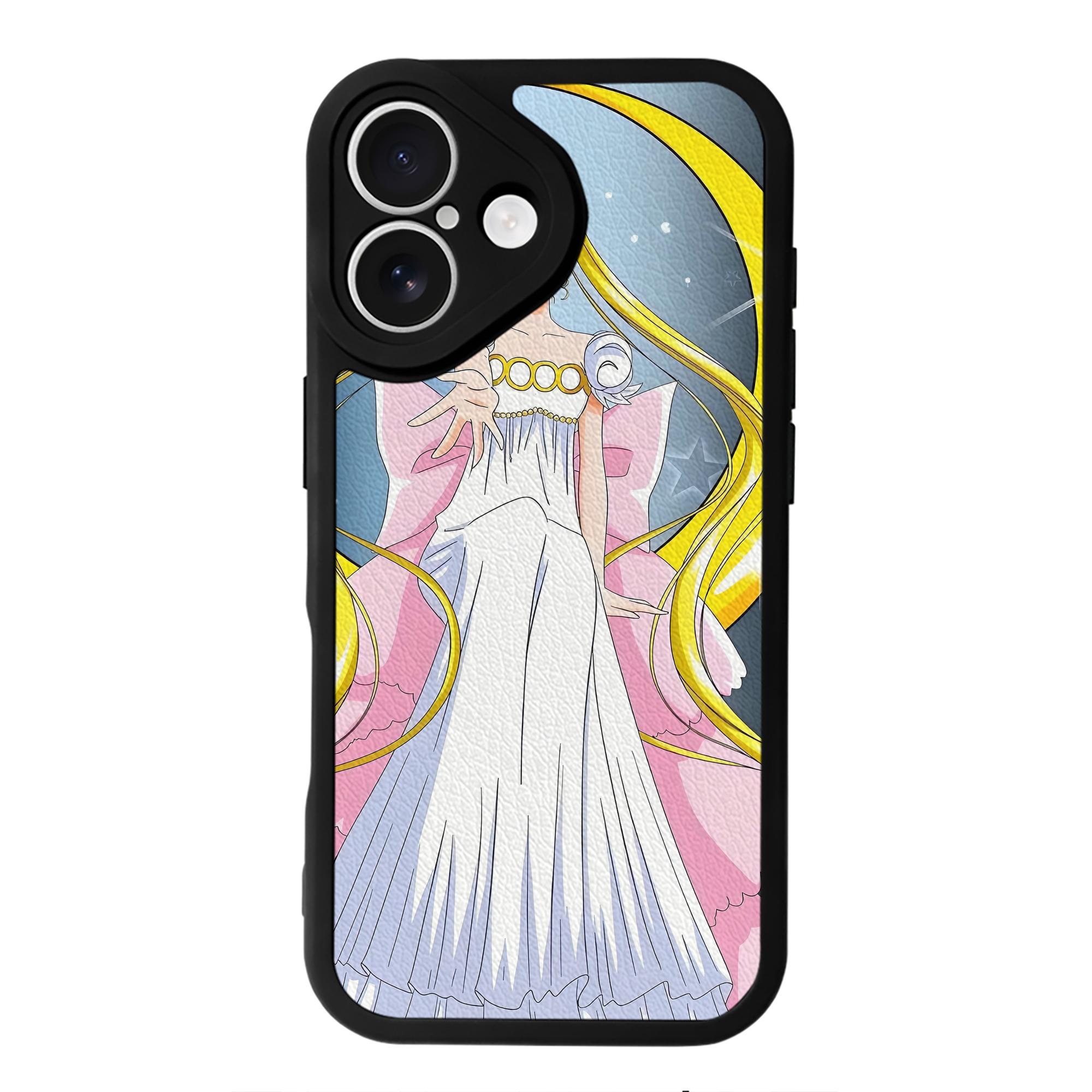 （画像用） 美少女戦士セーラームーン Sailor Moon 【iPhone 16シリーズ対応】シリコンスマホケース（レザー調） 材質：シリコン